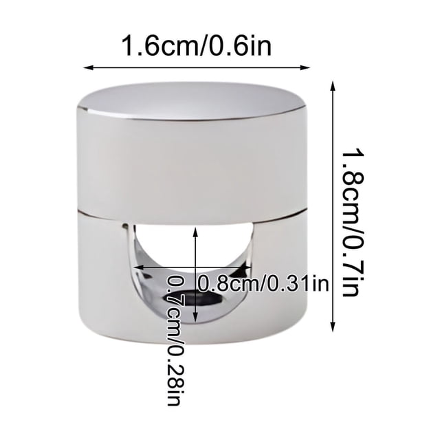 Desk Organizer Clips With Strong Adhesive 1.8 cm x 1.6 cm Aluminum Cable Anchors For Home Office Organization