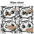 thumbnail image 4 of PIKWEEK  Round Tablecloth,Cat Pattern Cute Kitten Indoor &amp; Outdoor Table Cover for Christmas, Thanksgiving, Event,Fits Tables, 4 of 7