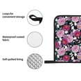 thumbnail image 5 of Oven Mitts and Pot Holders 4 Piece, Colorful Carnations Flowers A High Heat Slip Resistant Oven Mitt and Trivets Set Kitchen Oven Glove Pot Holders for Cooking Baking Grilling, 5 of 7