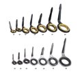 thumbnail image 3 of 14 Pieces/Set Fishing Pole Guide Ring Part Stainless Steel Ceramics Fish Line Tackle Rings Saltwater Tool Repairing Accessory, 3 of 7