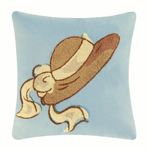 Hat Tufted Pillow, 16" x 16"