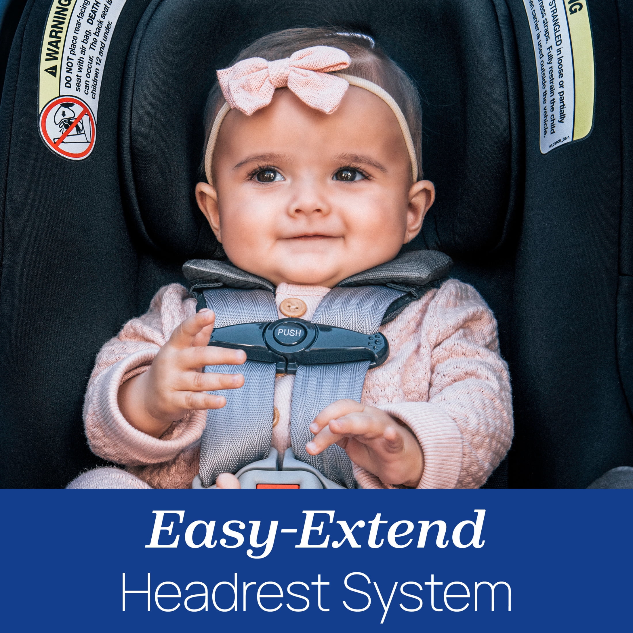 Chicco KeyFit® Max ClearTex® Extended-Use Infant Car Seat and Stay-in-Car Base - Legend (Black), New