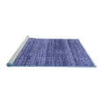 thumbnail image 2 of Ahgly Company Machine Washable Indoor Rectangle Abstract Blue Modern Area Rugs, 2' x 3', 2 of 4