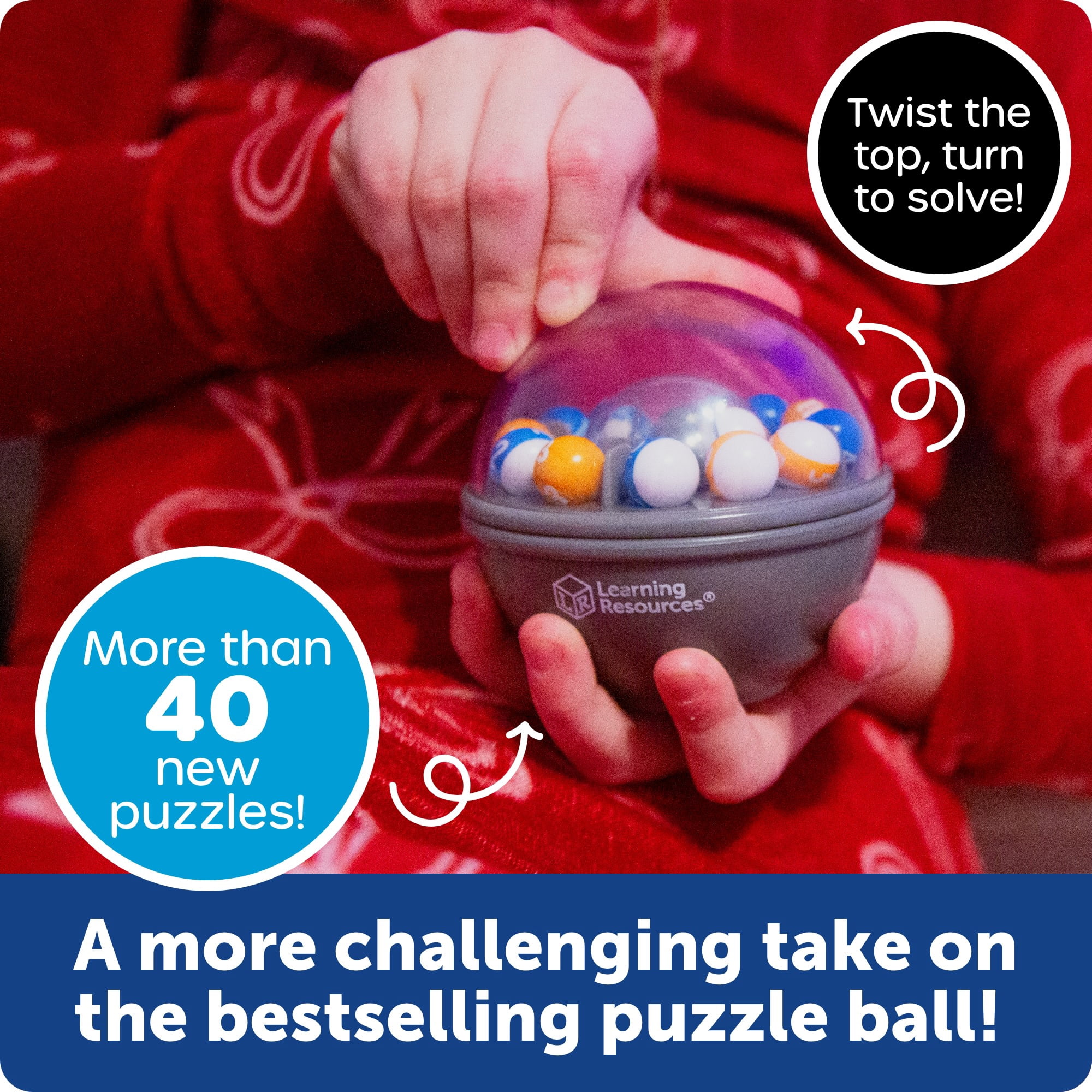 Learning Resources Scramboozle Number Jumble - Brain Teasers for Kids and Adults, Ages 6+