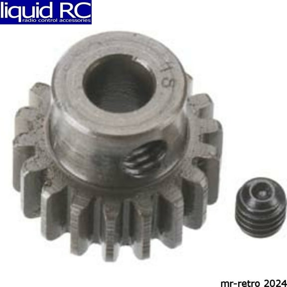 Robinson Racing Products 8718 Extra Hard 5mm Bore .8 Module 31.75P Pinion 18T
