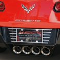 thumbnail image 5 of C6/C7/C8 Corvette Billet Open End License Plate Frame - Chrome, 5 of 9