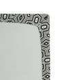 thumbnail image 2 of African Fitted Sheet, Antique Design Geometrical Shapes Symmetric Graphic Chevron Modern Display, Soft Decorative Fabric Bedding, Queen Size, Black White, by Ambesonne, 2 of 2