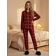 thumbnail image 2 of Pijama Navideña para Mujer con Botones Tela Suave y Elástica, Conjunto de pijama de invierno, 2 of 5