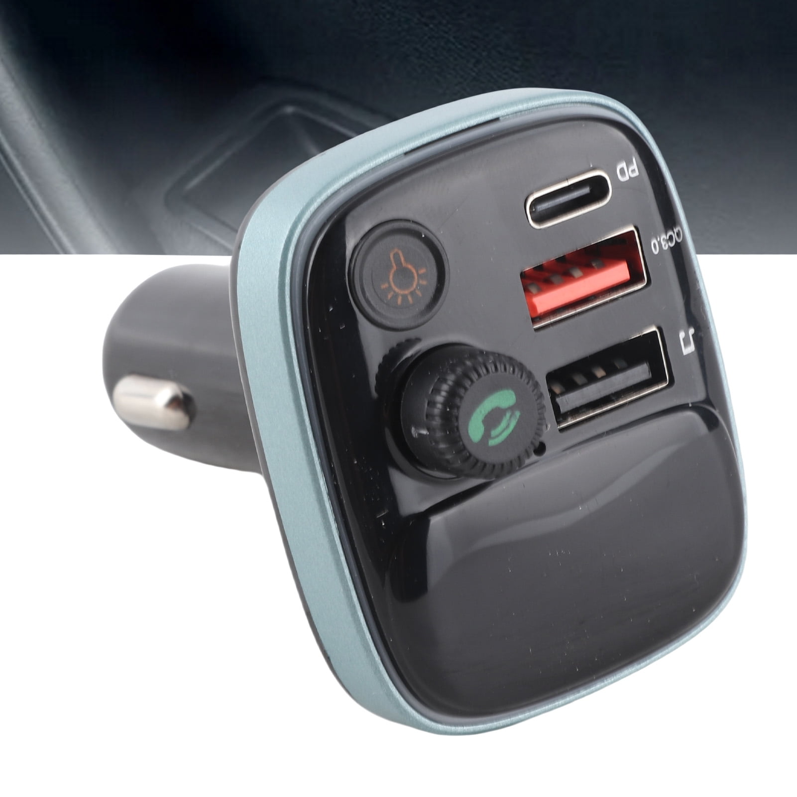 Car  Adapter, Compact MP3 Player TYPE C USB Radio Transmitter Car Charger Adapter  for Driving