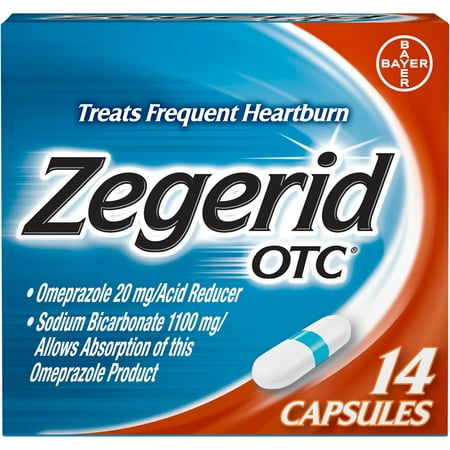 Zegerid OTC Heartburn Relief, Proton Pump Inhibitor, Capsules,