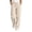 Beige, variant on Atkumj Corduroy Pants Women Comfortable Elastic High Waist Straight Leg Pants Casual Solid Color Loose Womens Travel Pants for Daily Wear S