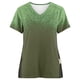 thumbnail image 1 of Puntoco Mujeres Tiy-Dye Manga corta con cuello en V tops Uniforme de trabajo Blusa con estampado degradado Puntoco Puntoco-3041, 1 of 5