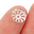 thumbnail image 5 of HEALEEP 1000Pcs Diy Bracelet Silver Iron Bead Caps For Jewelry Making, 5 of 5