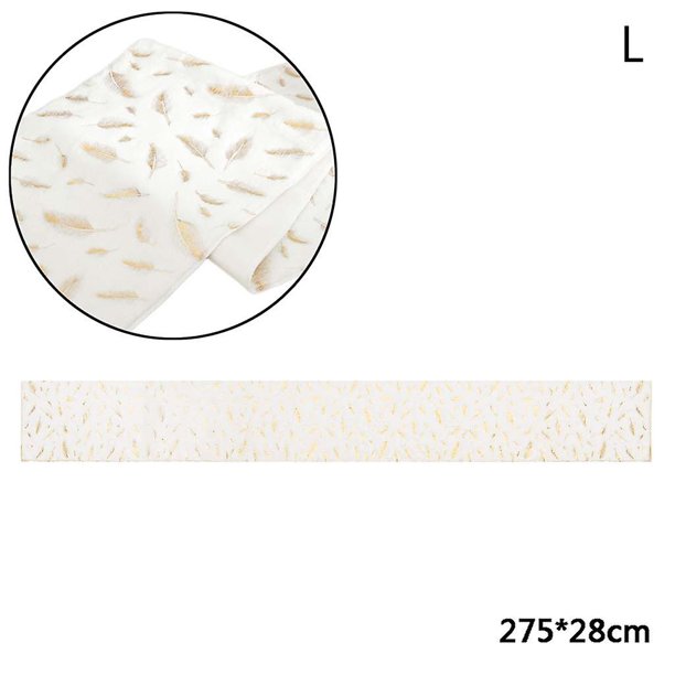 Camino de mesa de plumas bronceadas navideñas, mantel de decoración navideña de piel de conejo sintética, mantel individual, adornos, suministros de Año Nuevo