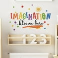 thumbnail image 5 of Innovative Home Wall Stickers For Children's Rooms Living Rooms Kindergartens Schools And Daycares, Colorful Playful Designs With Stars Sun Balloons And Imaginative Lettering,, 5 of 5