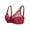 Z1-Red, variant on Bras for Women Push up Full-Coverage Bra Front Close Bra Thin Cup Bras Black, 48G