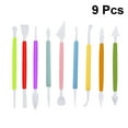 thumbnail image 4 of 9pcs DIY Cake Carving Pens Set Plastic Double-ended Fondant Carving Cake Decorating Tools Bakeware, 4 of 7