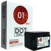 DOT-01 Brand 3150 mAh Replacement Canon BP-727 Battery for Canon HF R40 Camcorder and Canon BP727