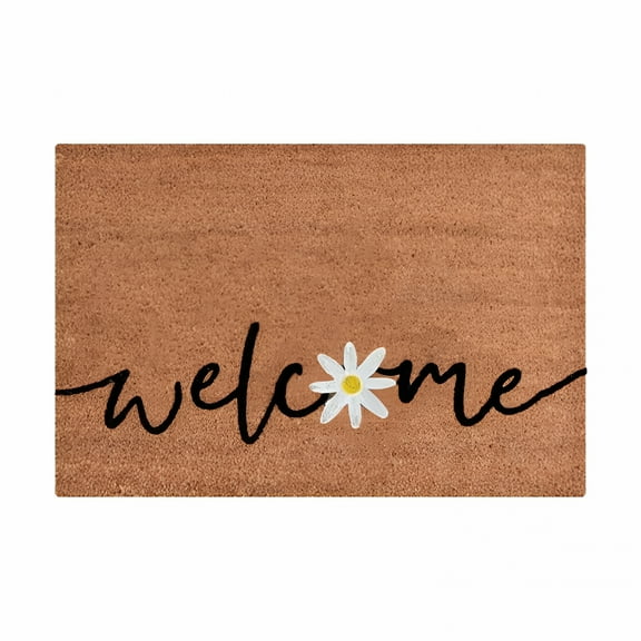 DERONA Spring Welcome Door Mat Joke Welcome Doormats Summer Door Mats, Welcome Mat 16''X24'' Funny Welcome Mats Coco Coir Floor Mat Outside-Entrance Mat for Home Front Or Back Entrance