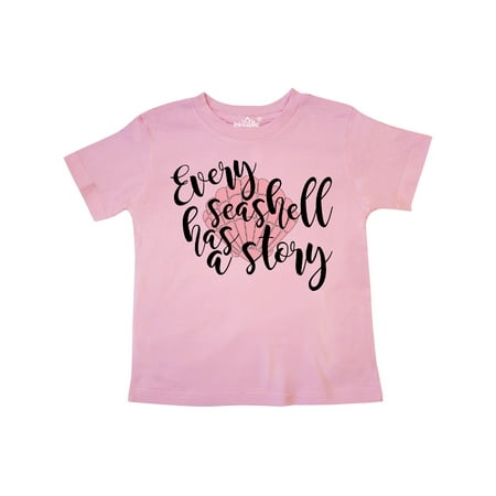 

Inktastic Every Seashell Has a Story Gift Toddler Boy or Toddler Girl T-Shirt