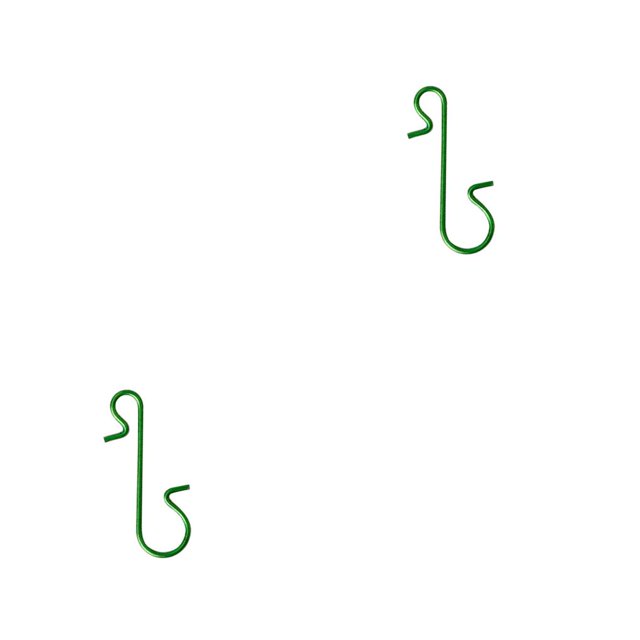 Injueey 20 Piezas Ganchos de Adorno de Navidad Decoración de Árbol de Navidad Ornamental 40mmVerde 2Conjunto