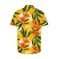 thumbnail image 5 of Awdenio T Shirts for Man Short Sleeve Floral Tropical Aloha Shirt Casual Summer Button Down Holiday Beach Shirt with Pocket, 5 of 5