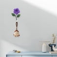 thumbnail image 5 of Creative Resin Wall Hooks,Creative Resin Wall Hooks Wall Mounted Art Flower Hook Hand Painted Hanging Coat / Hat /Key/ Towel Hooks,Wall Mounted Decorative Hooks for Entryway Bathroom Bedroom Decor​​, 5 of 9