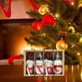 thumbnail image 1 of Árbol de Navidad Ganfancp Santa Claus Muñeco de Nieve Colgante Set de Muñecas Decoración Navideña 1X, 1 of 6