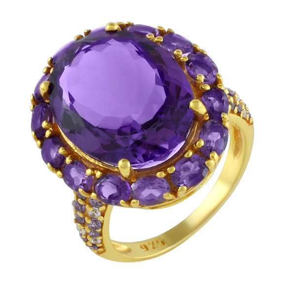 Amethyst Gemstone Ring