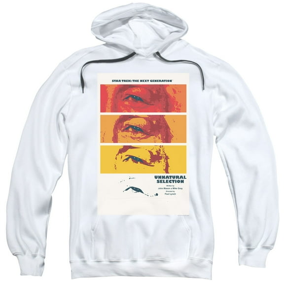 Star Trek Tng Season 2 Episode 7 Adult Pullover Hoodie Sweatshirt White