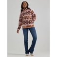 thumbnail image 3 of Wrangler® Women's Regular Fit Long Sleeve Sherpa Pullover, 3 of 5