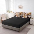 thumbnail image 4 of YST Bohemian Fall Floral King Bedding Sets 7 Piece Reversible Bed In A Bag,Boho Farmhouse Comforter Set Rustic Sunflower Daisy Comforter Groovy Power Flower Bed Set, 4 of 5