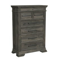 Hyde 6-Drawer Chest in Charcoal