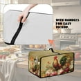 thumbnail image 5 of SEANATIVE Air Fryer Toaster Oven Dust Cover Dust Protection Countertop Convection Oven Cover Stain-resistant Kitchen Appliance Protector, S, Chicken Rooster Vintage Floral, 5 of 7