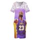 thumbnail image 4 of LAbron: El Rey de Los Ángeles Vestido holgado con bolsillos Vestidos casuales Vestido para niñas, 4 of 7
