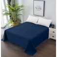thumbnail image 2 of Premium Bed Flat Sheet - Breathable and Soft - Top Sheet Only - Easy Care & Easy Clean, 2 of 4