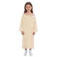 thumbnail image 1 of dPois Robe Confortable pour Enfants Unisexe, Robe de Patient, Robe d'Hôpital, Vêtement Doux et Adaptatif, Robes Postchirurgie de l'Épaule, Kaki 8, 1 of 7