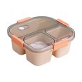 thumbnail image 2 of Antqov Lunch Box for Office Workers Microwave Oven Heating Special Bento Box Partition Type with Rice Lunch Box Fresh-keeping Box Food Grade, Home Accessories, 2 of 7