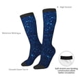 thumbnail image 4 of Vsdgher Sparkling Blue Glitter Knee Socks, High Socks Long Stretchy Sock Women Knee High Stocking, Long Socks for Women, 4 of 6