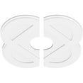 thumbnail image 7 of 36"OD x 7"ID x 14 1/4"C x 1"P Charlotte Architectural Grade PVC Contemporary Ceiling Medallion, Two Piece, 7 of 7