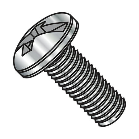 

10-24X3/8 Combination Slotted/Phillip Pan Head Machine Screw Full Thread 18-8 Stainless Steel (Pack Qty 4 000) BC-1006MCP188