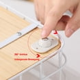 thumbnail image 4 of Whataatahia 4 Piezas Ruedas Autoadhesivas Polea Universal Adhesiva Acero Inoxidable Pegado para Cajas de Almacenamiento Muebles, 4 of 6