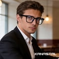 thumbnail image 2 of KANASTAL Oversized Blue Light Glasses Women Men TR90 Anti-Glare UV400 Protection for Computer Gaming Study Black Frame, 2 of 6