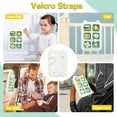 thumbnail image 6 of Facvoer Montessori Sensory Toys Board for 1-3 Year Olds, Baby Busy Board for Fine Motor Skills, Educational Travel Kids Toys for 1 2 3 Years Old, Christmas Birthday Gift for Boys & Girls, Green, 6 of 7
