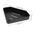 thumbnail image 2 of EXHUMKY Bathroom Wall Shelving 1Pack Corner Shelf Triangle Black -resistant, 2 of 8