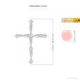 thumbnail image 5 of ANGARA Natural Diamond Braided Cross Pendant in 925 Sterling Silver for Women (Size-2.6mm| Color-G| Clarity-VS2) | April Birthstone, Anniversary, Jewelry Gift for Women | Natural Diamond Necklace, 5 of 10