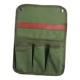 thumbnail image 4 of Bolsa de almacenamiento para reposabrazos de silla de camping, bolsillo lateral, organizador de lona con múltiples compartimentos Verde, 4 of 9