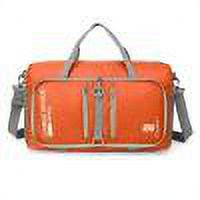 Bolsa De Viaje Plegable Bolsa de fitness impermeable correa de hombro ajustable bolsa de viaje plegable (naranja)