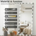 thumbnail image 4 of Furvclv Full Length Mirror With Lights Dressing Mirror 72x32 Inch Touch Control Standing Mirror For Dressing Room Bedroom Hotel, 4 of 8