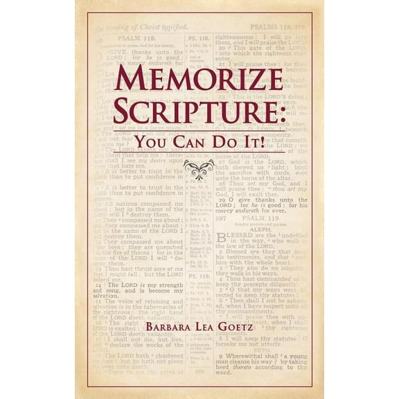 MEMORIZE SCRIPTURE: You Can Do It!